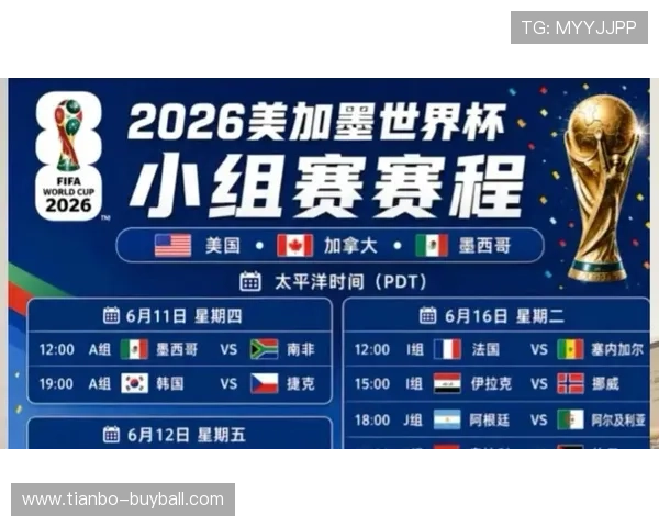 2026年足球世界杯举办时间确认，赛事时间表及重要赛事预告